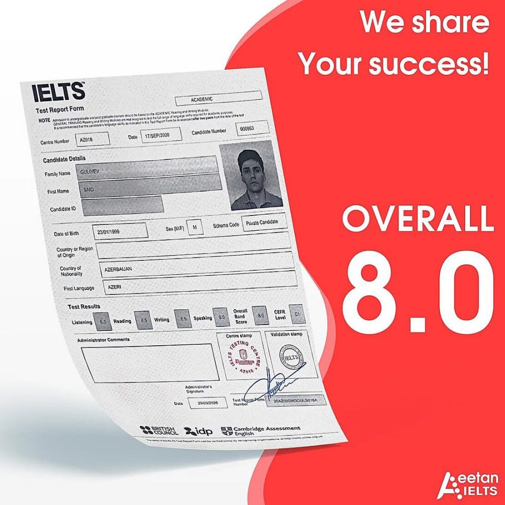 Buy ielts certificate band 8.5 online
