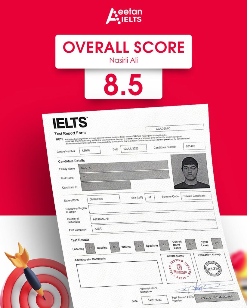 Obtain ielts certificate online