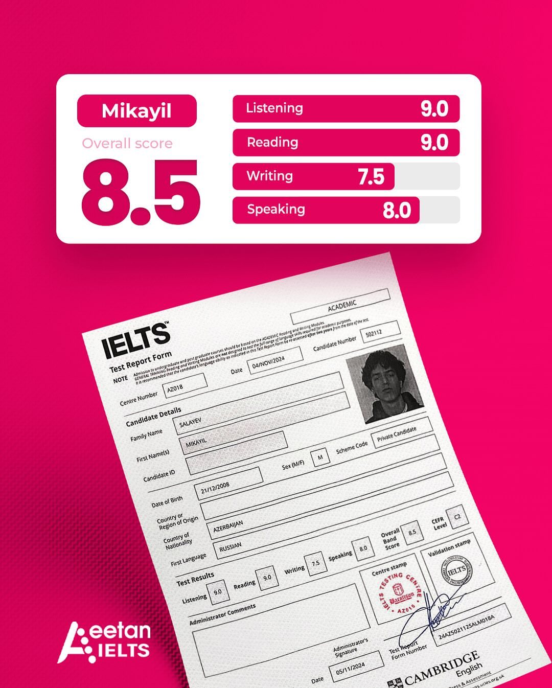 Повысить балл за аудирование IELTS в Узбекистане онлайн
