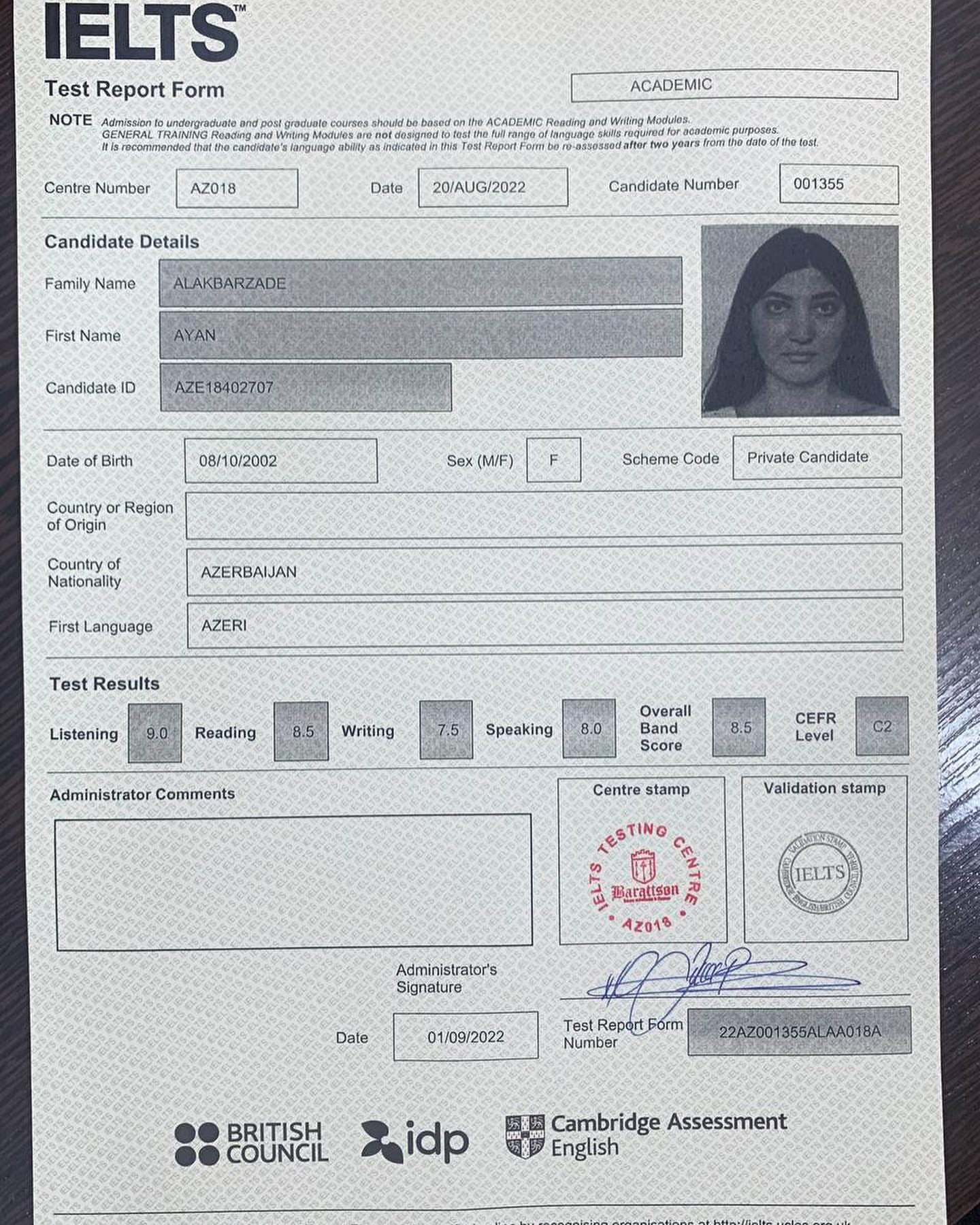 Buy ielts certificate band 5.0 in Spain